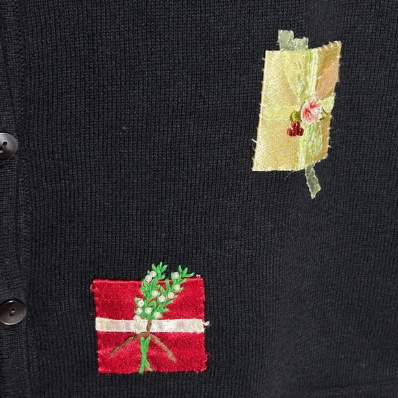 Vintage Cambridge Dry Goods Christmas Button Up Grandmacore Sweater Size Small - Picture 5 of 7